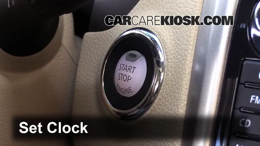 How to Set the Clock / Change Time on a 2015 Nissan Altima SL 3.5L V6